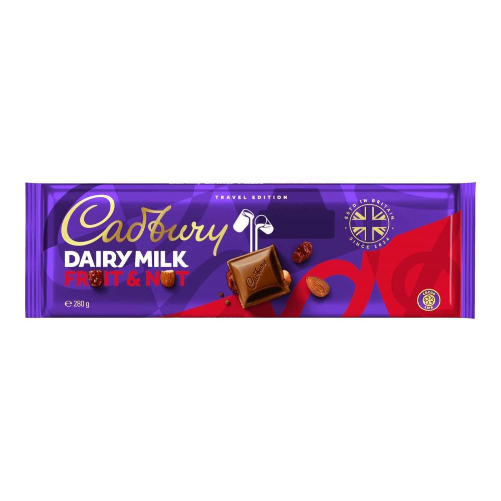 Cadbury Chocolate Dairy Milk Fruit & Nut 280G