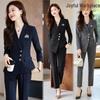 Women's Professional Thick Suit Jacket and Suit Set for Autumn/Winter - Perfect for Beauty Salon Reception Workwear