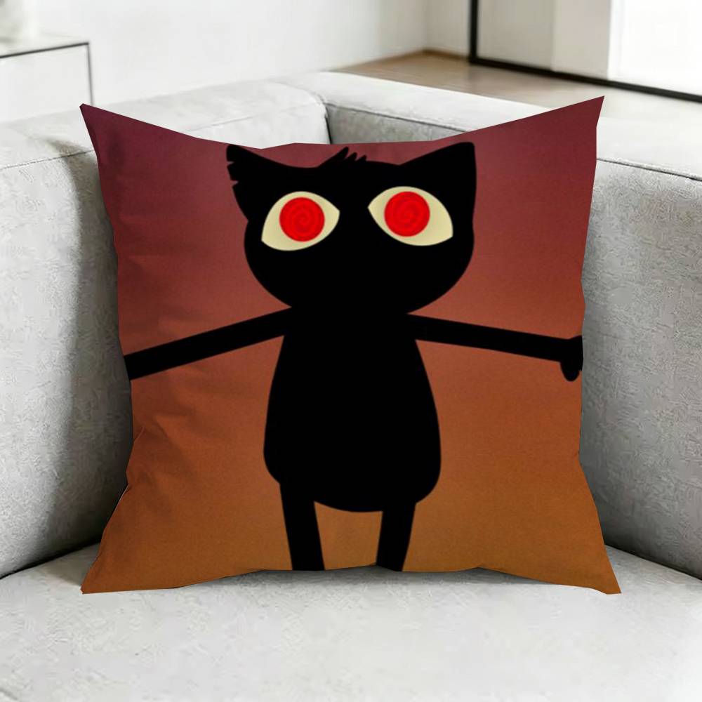 Game Night in the WoodsS Pillow Case Square DoubleSided Sofa Cushion Cover Bedroom Bedside Pillow Gift