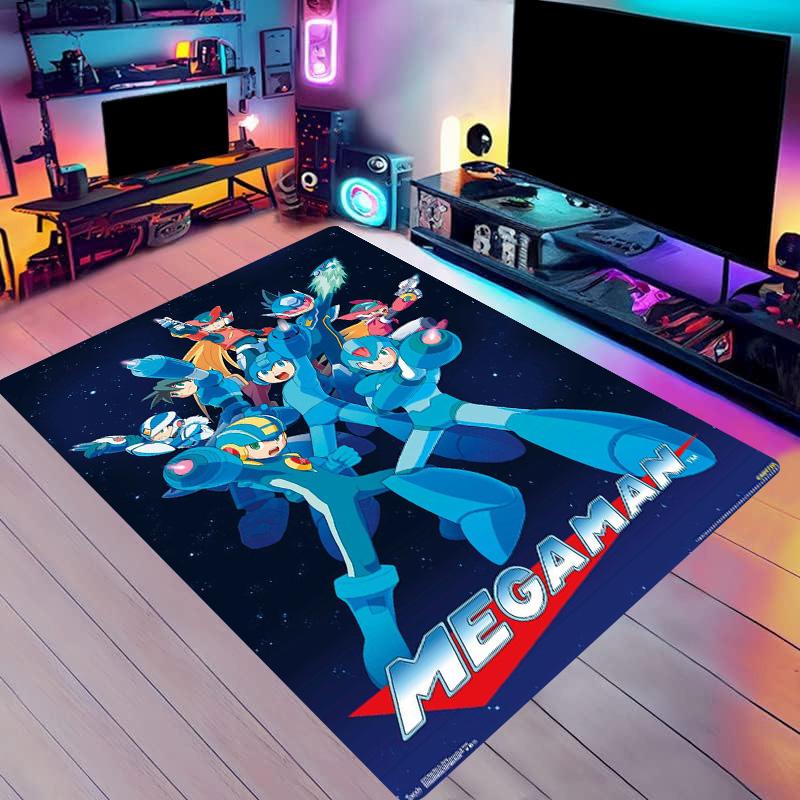 Ковер для игры с роботами M-Megaman Европейская и Американская Серия Квадратные ковры для гостиной Коврики для палаток Ковры для гостиной