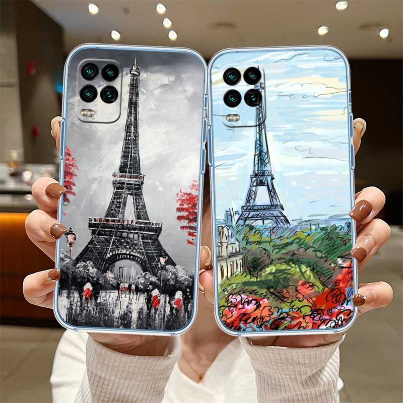 UP42 Paris Eiffel tower Transparent Phone Case for Motorola Moto Edge 20 30 40 50 S30 Fusion Ultra Pro Neo Lite + G200 G23