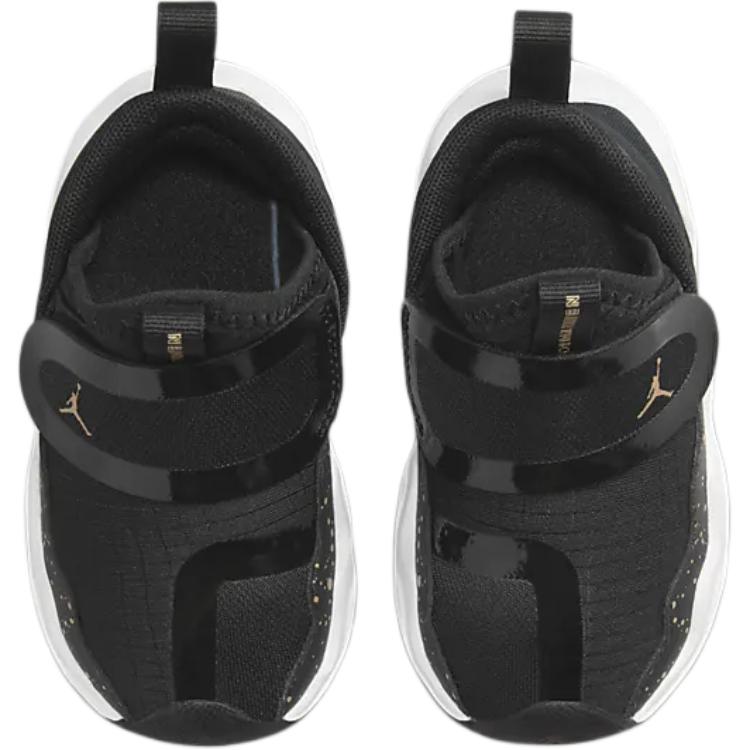 Air Jordan 23/7 TD Черные Металлик Золотые Детские Кроссовки Белые DQ9294-017