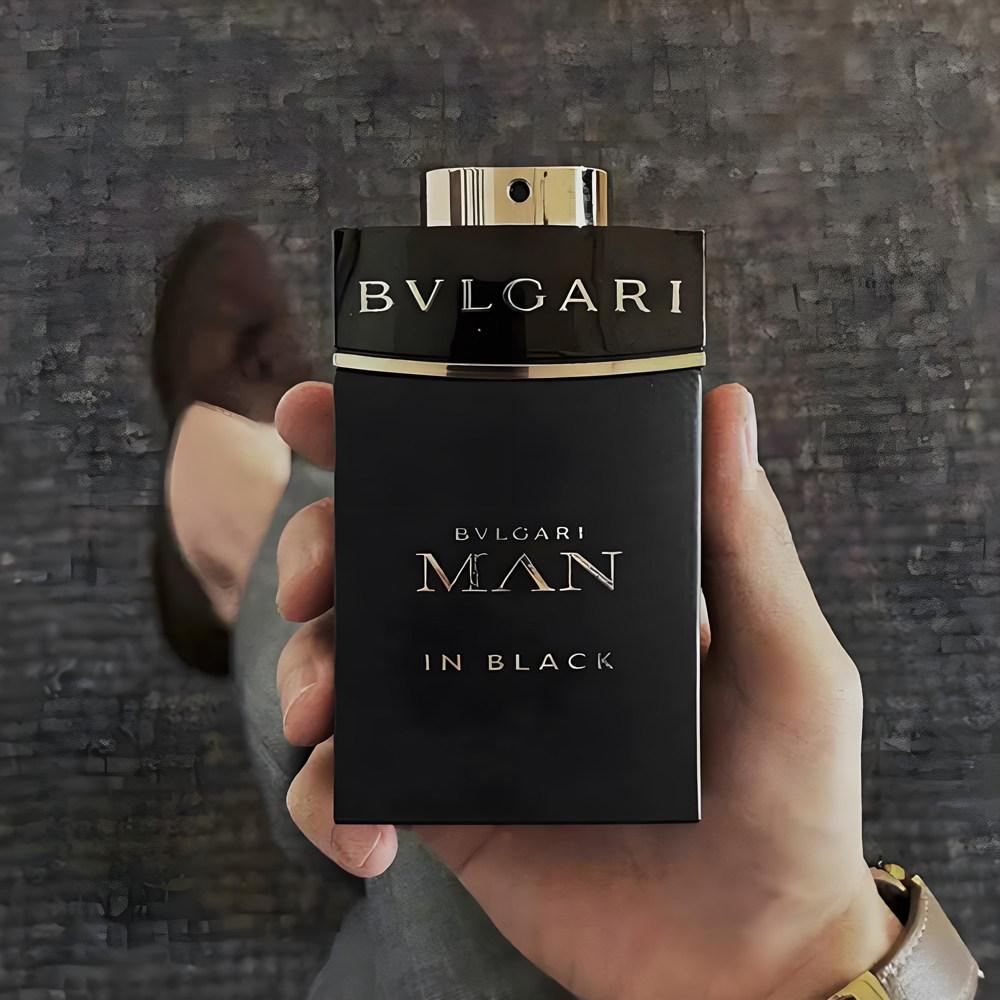 Bvlgari Man In Black Туалетная вода 100 мл, Пряный древесный парфюм для мужчин, Готов к подарку