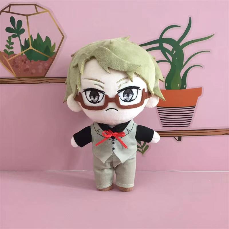 Плюшевая игрушка-кукла Bungou Stray Dogs, 20 см, Федор Достоевский Куникида Доппо Изуми Кёка, милая мягкая мягкая подушка