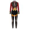 Women/Men Skull Skeleton Printed Scary Jumpsuit Halloween Party Cosplay Costume Bodysuit Adults Fitness Onesie Outfits