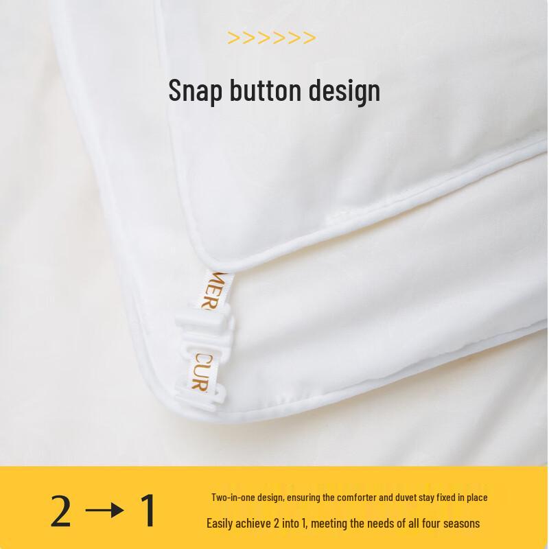 Mercury Home Textiles Snow Shadow Dream Antibacterial Two-in-One Duvet