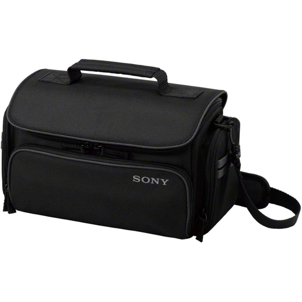 SONY Video Camera Case, Soft Carrying Case, 6.9L, Black, LCS-U30/B