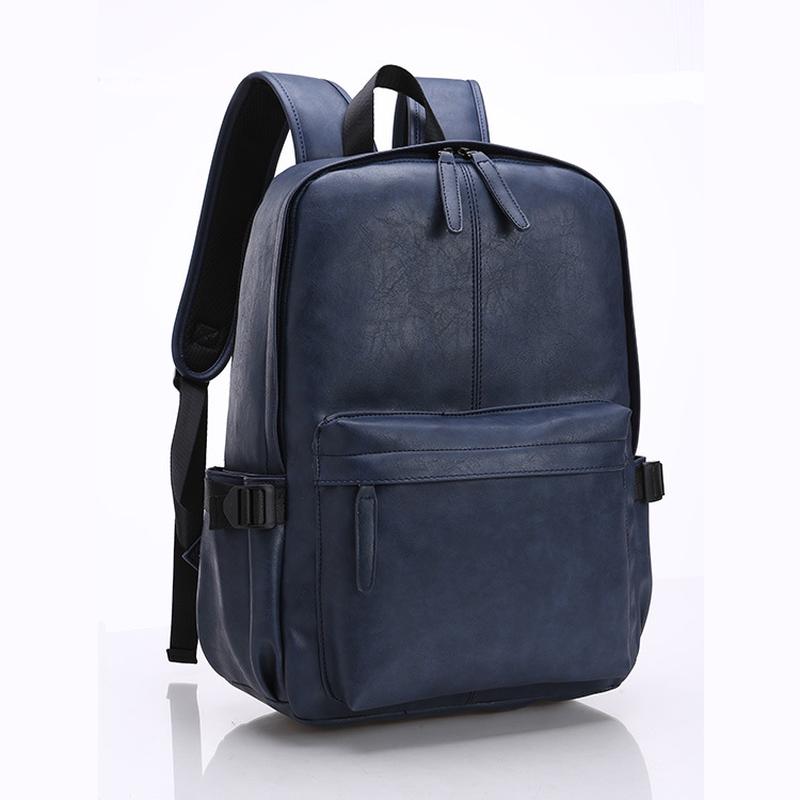 Мужские сумки Мужской рюкзак Модный рюкзак из искусственной кожи Дорожная большая сумка Студенческая сумка