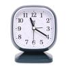 Noiseless Alarm Clock with No Ticking Designs Suitable for Students and Professional Quiet Movement Analog Table Clock