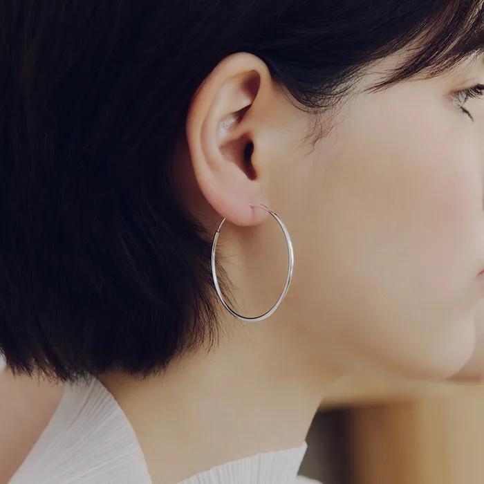 (серебро 925) Nuo серьга essential_L