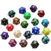 Cross-Border 20-Sided Acrylic Dice with Pearl Texture for Role-Playing DIY Accessories