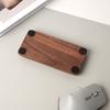 Solid Wood Mouse Wrist Pad Ergonomic Vintage Mini Wrist Guard Comfortable Smooth Surface Mouse Palm Mat Computer Accessories