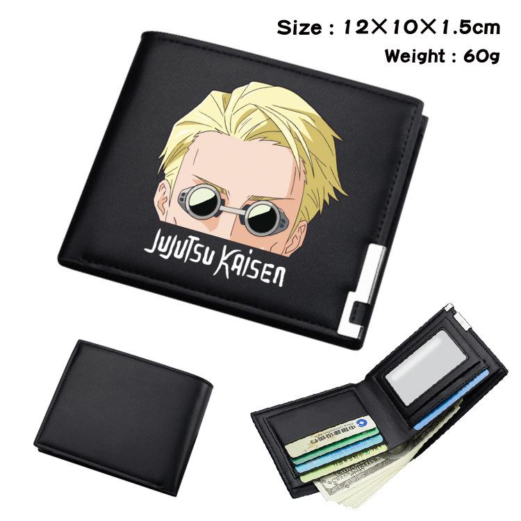 Jujutsu Kaisen Anime Wallet PU Leather Short Coin Purse Card Holder for Students