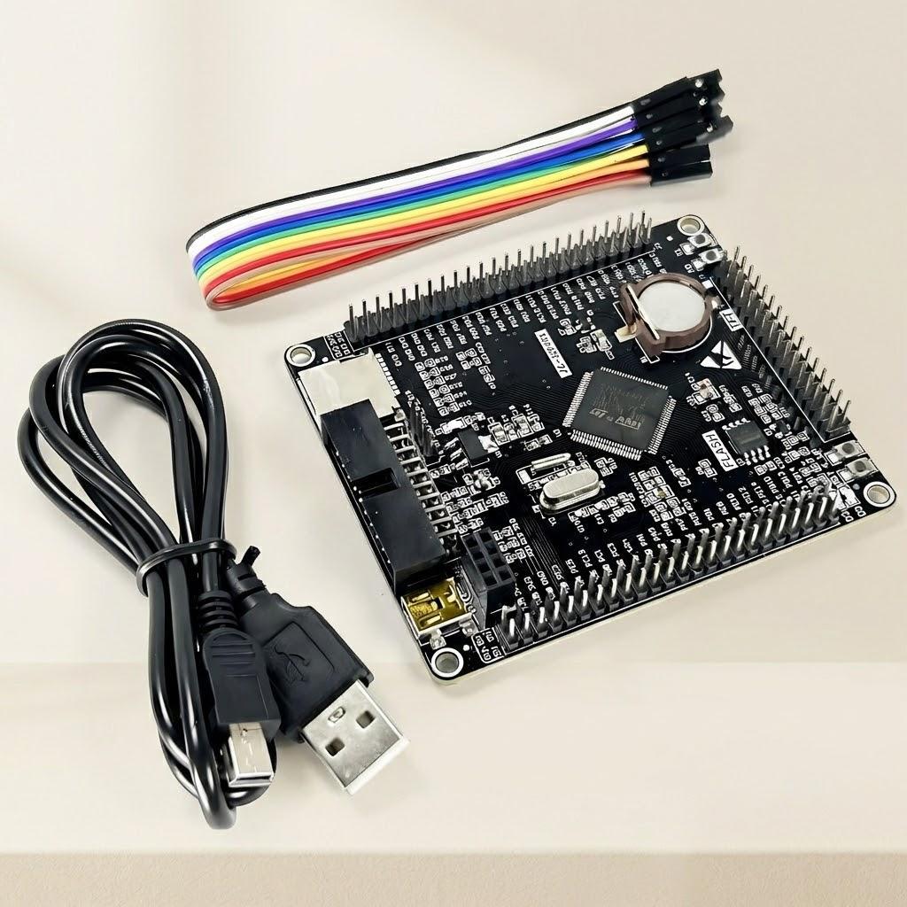 Отладочная плата STM32F407VET6 STM32F4 32-битный модуль для изучения M4 1,8-3,6 В постоянного тока Совместимый Однокристальный Проектный Комплект