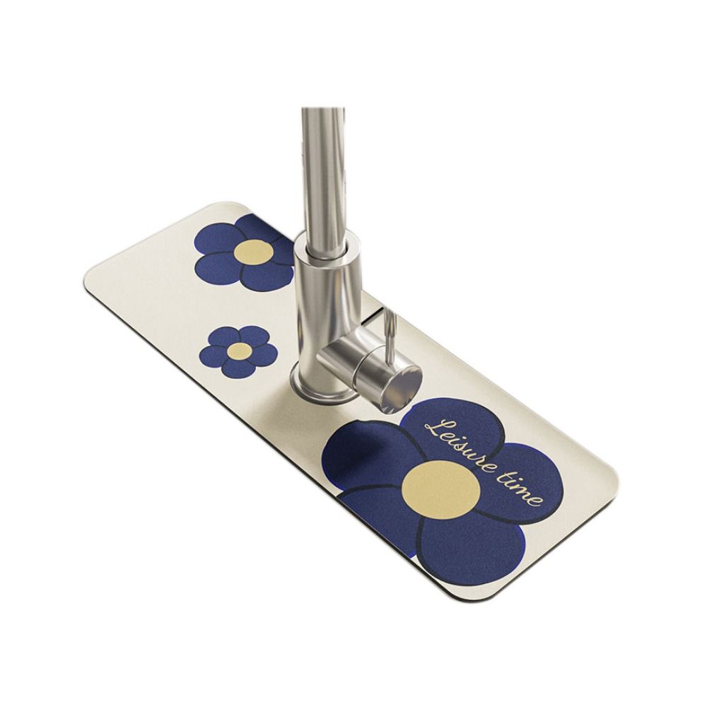 Non Slip Countertop Protection Mat Sink Splash Guard Faucet Mat Absorbent Pad Faucet Drain Pad