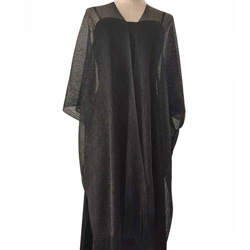 Bright Silk Shawl Fashion Gold and Shawl Flash Silver Silk Split Women Cheongsam Shawl