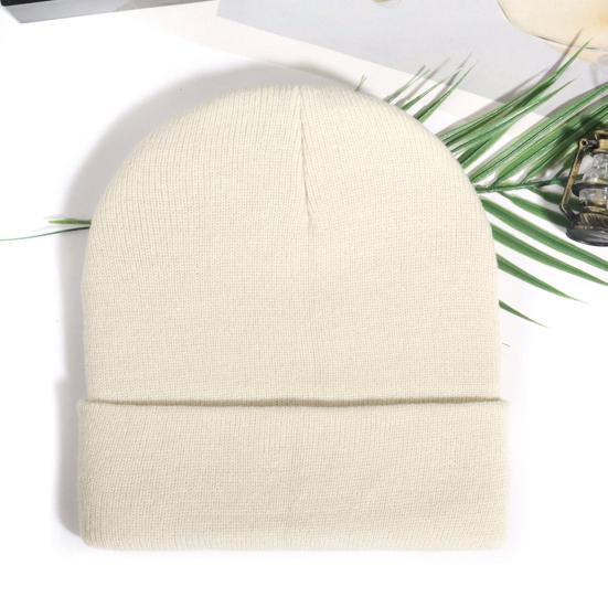 2 шт. Зимняя шапка унисекс, 2 цвета, без полей, однотонный купол, высокая эластичность, ветрозащитная, теплая, вязаная шапка, головной убор для путешествий на открытом воздухе