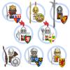 G0180 Medieval Soldiers Knights Mini Assembled Building Block Action Figures Toys