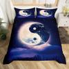 3D Print Yin Yang Duvet Cover King Queen Boho Trippy Psychedelic Art Comforter Cover Gossip Spark Bedding Set