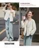 Women's Short Fashion Coat 2025 - Spring & Autumn, Loose Fit, Casual, Small Size, Ideal for Middle-Aged Moms