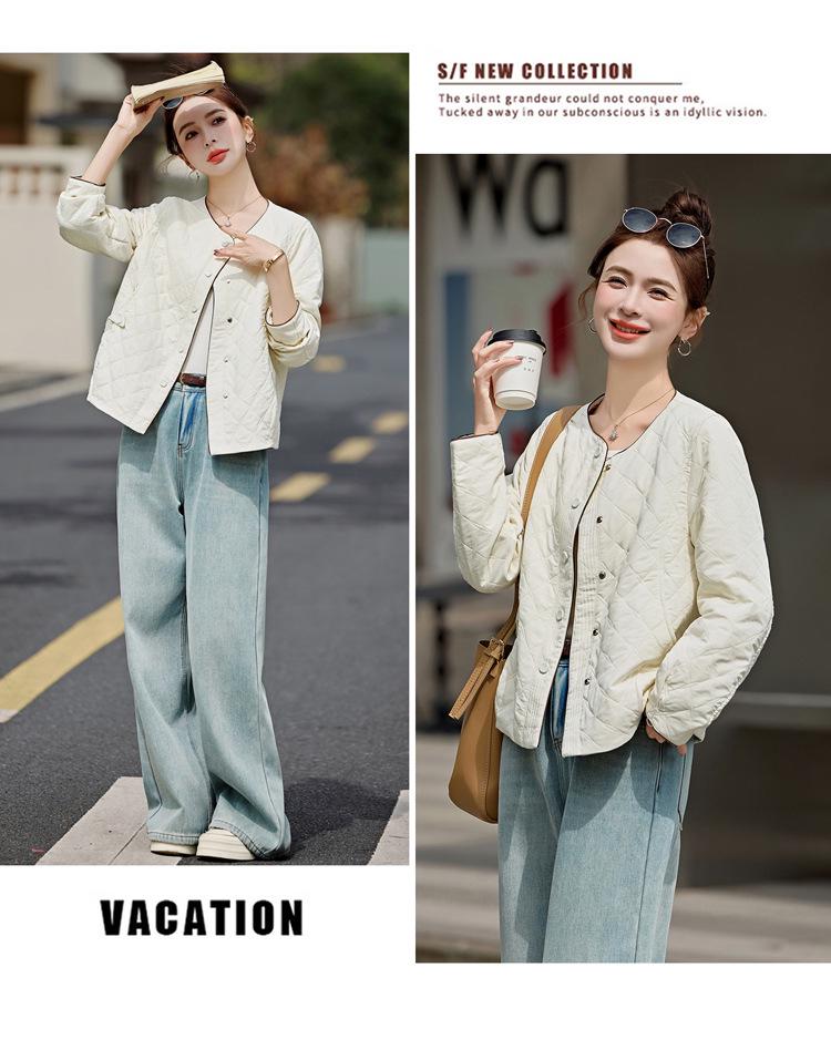 Women's Short Fashion Coat 2025 - Spring & Autumn, Loose Fit, Casual, Small Size, Ideal for Middle-Aged Moms