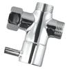 3-Way Diverter Valve Garden Home 0.6-1.5mpa Kitchen 1pcs 4-points Shower Head Angle Valve T-Adapter G1/2in Bath