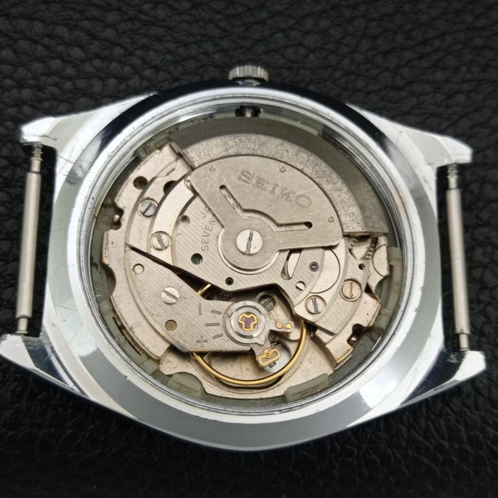 ЯПОНСКИЕ ВИНТАЖНЫЕ ОТРЕМОНТИРОВАННЫЕ АВТОМАТИЧЕСКИЕ МУЖСКИЕ ЧАСЫ SEIKO 5 С ЗЕЛЕНЫМ ЦИФЕРБЛАТОМ a444468-1