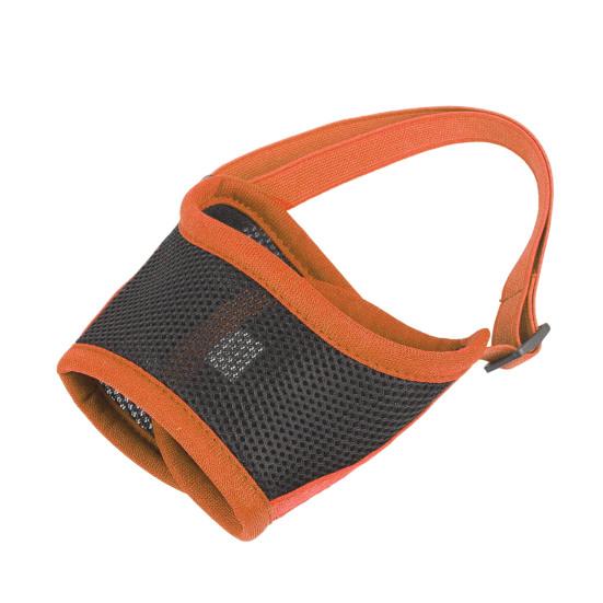 Dog Mouth Cover Adjustable Dog Puppy Breathable Mesh Face Protector Muzzle Pet
