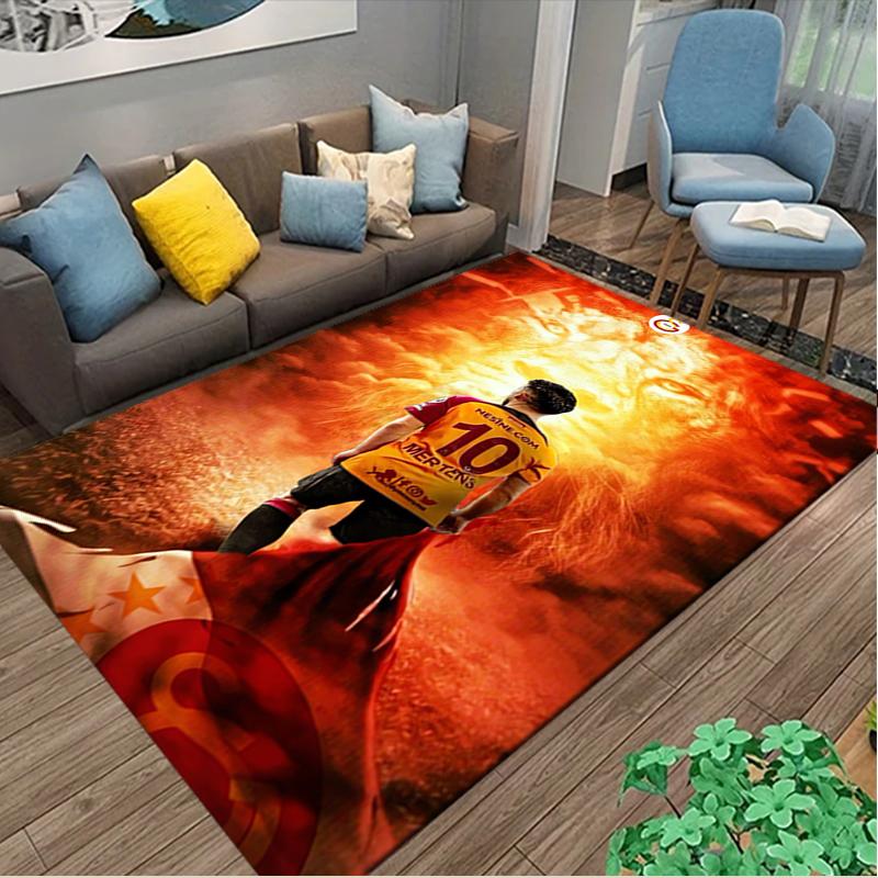 1 шт. Ковер Galatasaray SK, Удобный печатный ковер для дома, Уютный коврик под офисное кресло