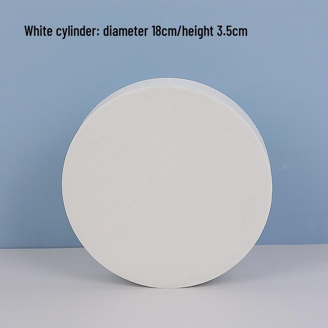 Белый пенопластовый геометрический куб, реквизит для фотосъемки, с фоновой доской и мелкими украшениями