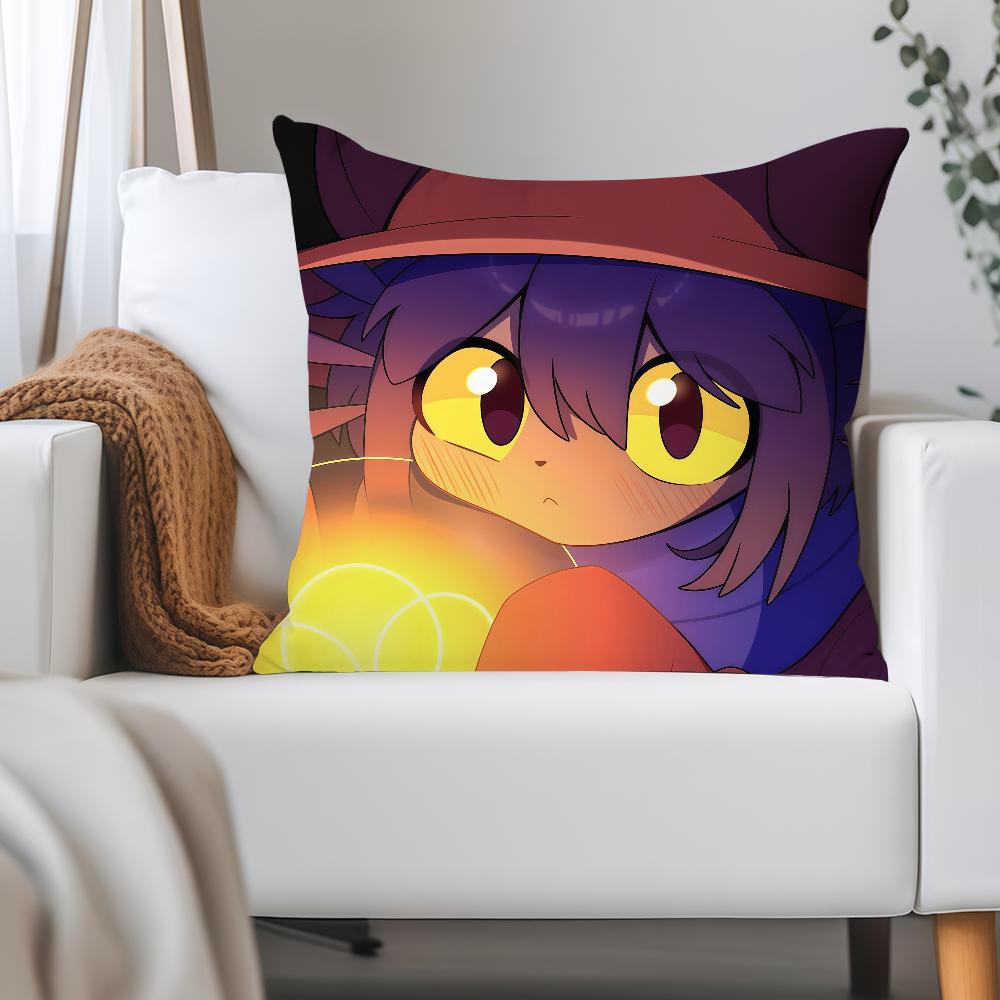 Милая Игровая Наволочка O-Oneshot Niko Применимое Пространство Для Гостевых Комнат Интерьеров Автомобилей Офиса Домашнего Декора