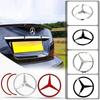Для Benz A-CLASS A180 A200 A250 A45 AMG W176 A1768170016 ABS Черные Серебристые Звезды-Эмблемы на Задний Багажник Наклейки Значки