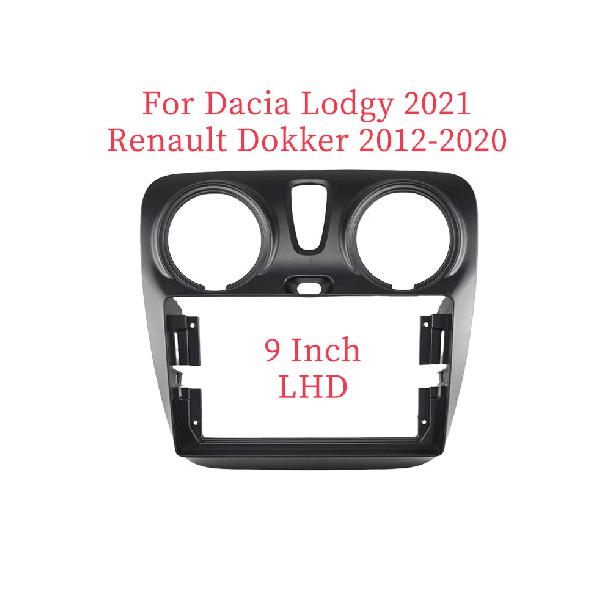 9 Inch Car Frame Fascia Adapter Android Radio Dash Fitting Panel Kit For Dacia Lodgy Renault Dokker 2012-2021
