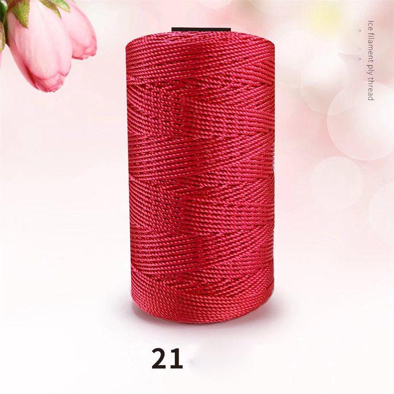 Ручная работа, ремесло, витой шнур макраме, сделай сам, свадебный декор, полипропиленовая швейная нить, 34 цвета, веревка