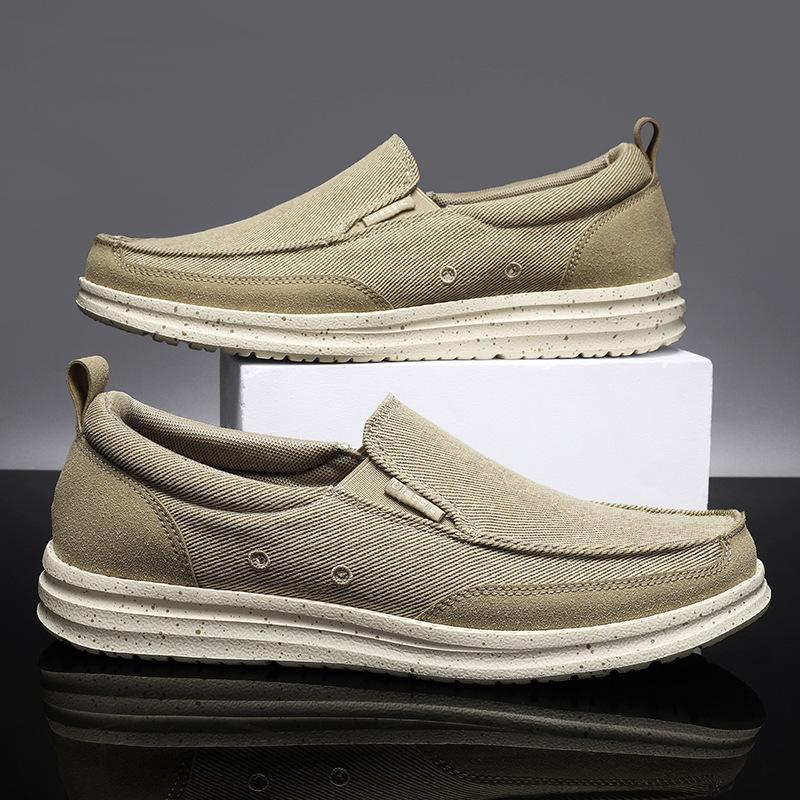 2025 новые парусиновые лоферы большого размера весенне-летняя повседневная тканевая обувь Amazon горячая распродажа сверхлегкая обувь для ног