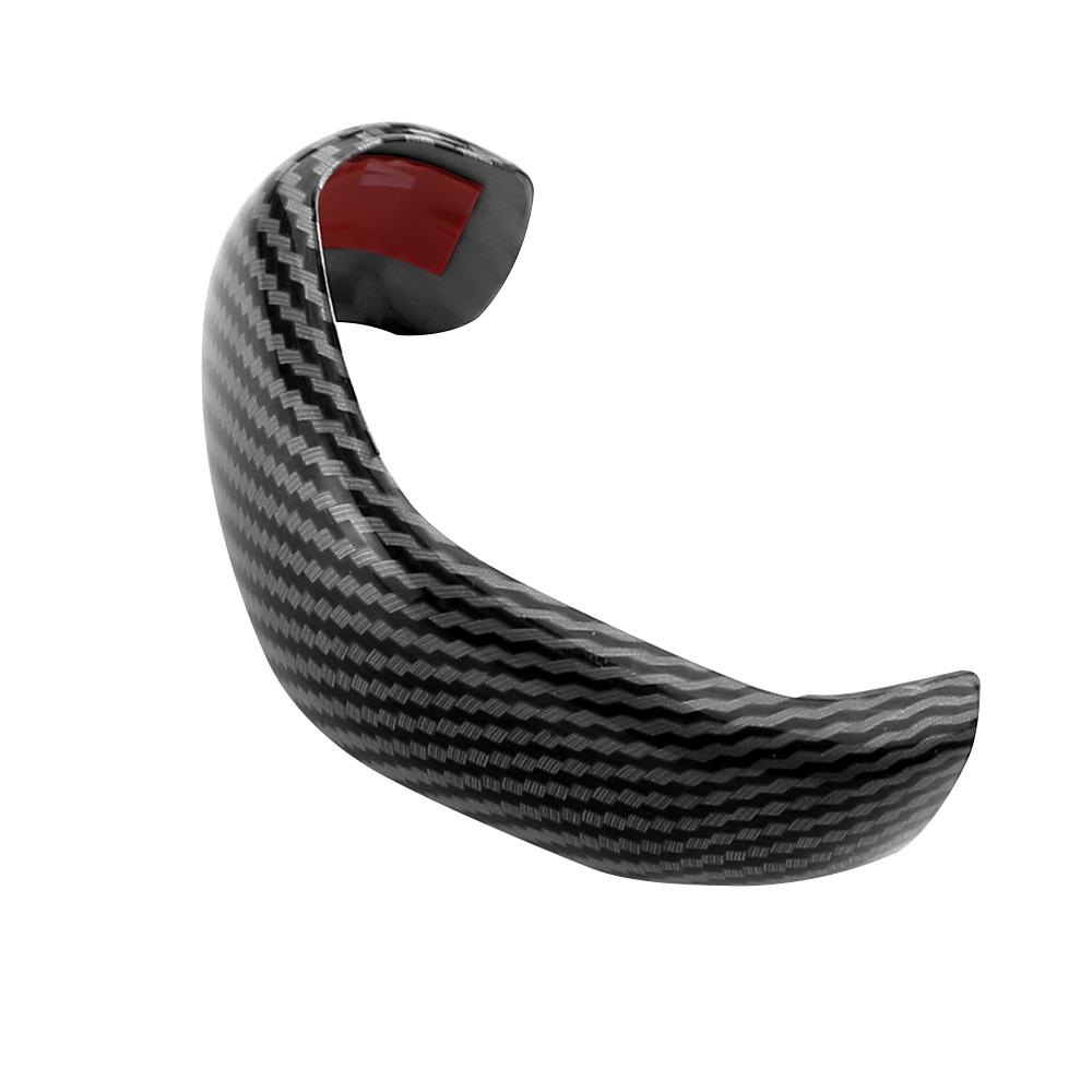 Наклейки с текстурой углеродного волокна, накладки на ручку переключения передач для автомобиля Peugeot 308 308s 408 AT, внутренние ABS аксессуары