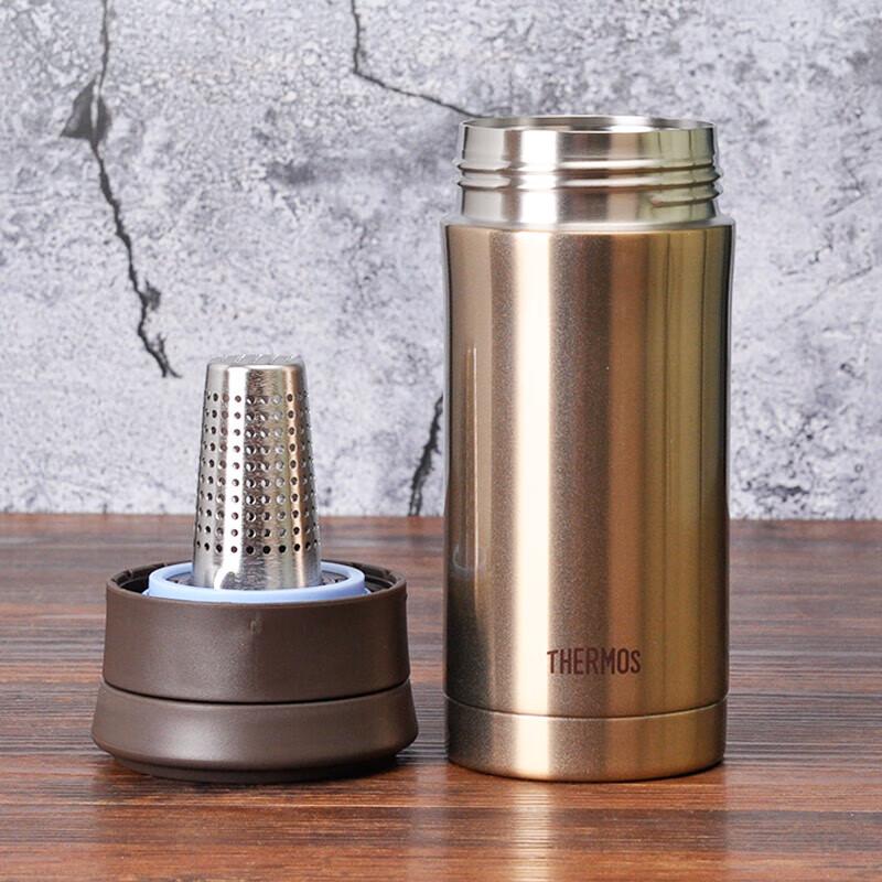 THERMOS 350ML Stainless Steel Vacuum Insulated Mug with Tea Infuser