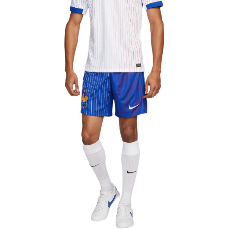 Nike FFF 2024 Стадион Выездные Футбольные Штаны Мужские Ярко-синие FJ4294-452