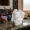 3D Printed Bathroom Thinker Statue Cute Desktop Small Ornament  Bathroom Decor