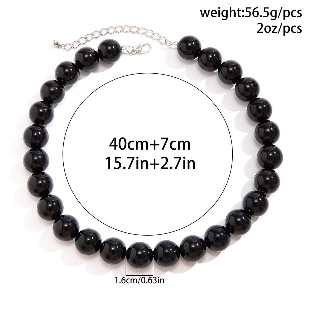 Преувеличенное красочное акриловое ожерелье из бусин женская мода геометрическое ожерелье из круглых бусин цепочка для ключицы