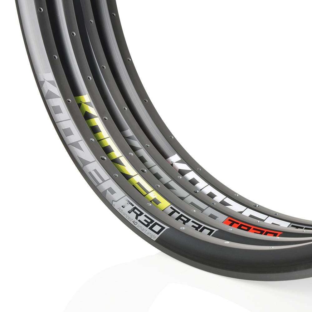 A Pair Koozer TR30 Heavy MTB Bicycle Rim 4D Smart Drilling 26“ 27.5” 29” Tubeless Ready 32H 30mm Wheel E-Bike AM FR DH Enduro