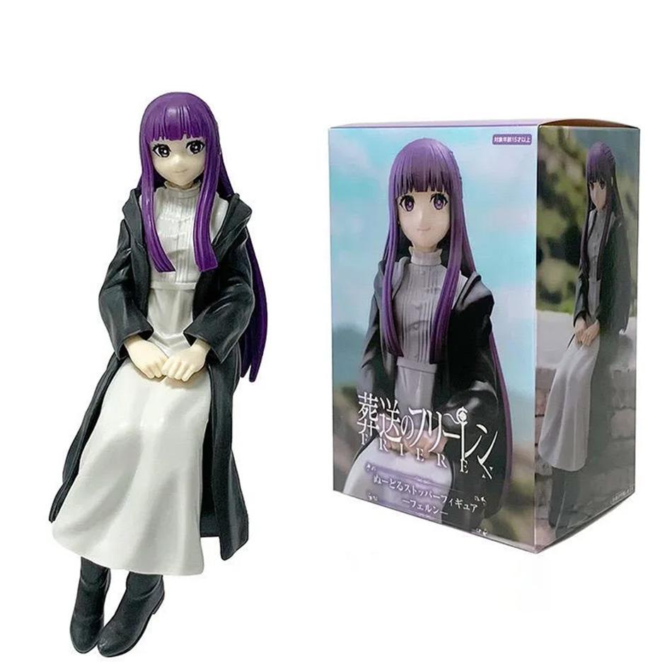 14 см Фигурка Аниме Девочки Sousou No Frieren Коллекционная Модель Игрушка Стопор для Лапши Фрирен за Пределом Путешествия