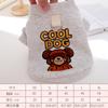 Spot Dog Fashion Trend Crew Neck Hatless Sweater Small Dog English Cartoon Embroidered Two-legged Clothing