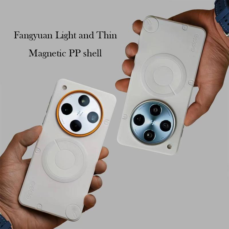 Original Magnetic Case For OPPO Find X8 Pro Wireless Charging Back Cover Shell