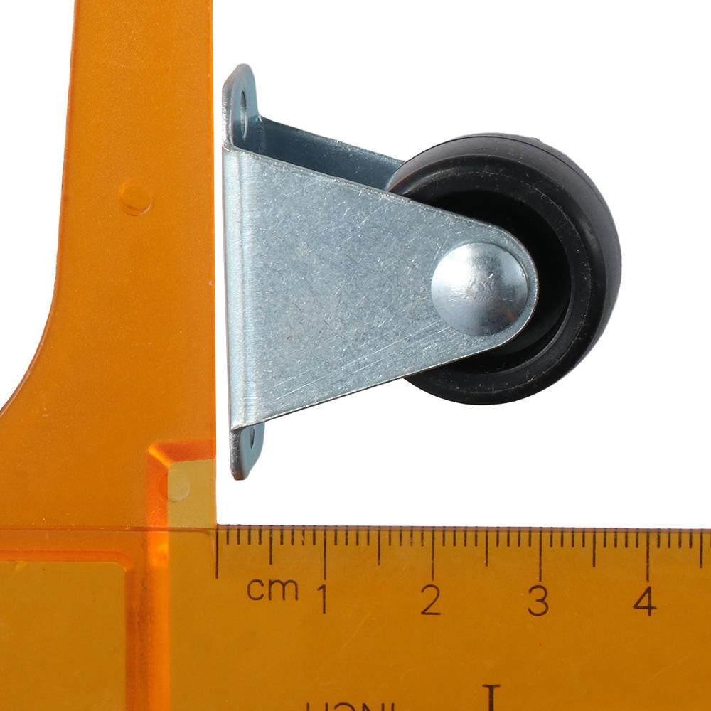 4 шт. черные резиновые колесики, маленькие колеса тележки, сверхмощные мебельные ролики, набор верстаков