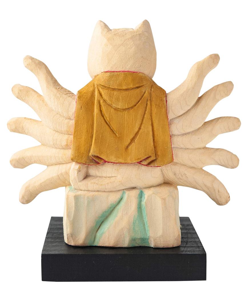 Кот Будда Каннон божество Года Прототипа под руководством Буцуя Сакаи Божество-хранитель Зодиака Фигурка Тысячерукий (Крыса-хранитель) -