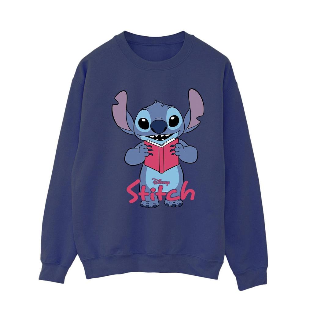 Lilo & Stitch Женский/Дамский свитшот для чтения стоя