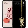 Чехол для телефона Google Pixel 8 A 7 6 Pro 6A 5G черный мягкий противоударный чехол TPU Shell Coque Diamond Crown Letter Letters