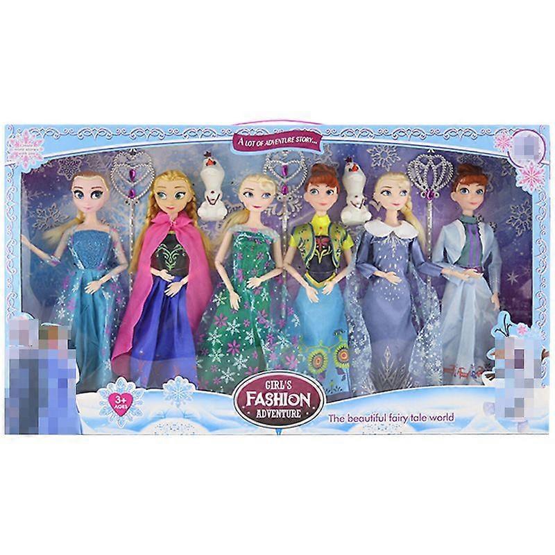Elsa Anna Barbie Doll Gift Set 5 Joints 11 Joints Smart Doll Girls Toy Present