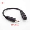 5.5x2.1mm DC Female To 5.5 3.5 4.0 Male Connector 5.5 2.1 5.5x2.5 3.5x1.35mm 4.0x1.7mm Type C Cable Cord Converter Extend Plug